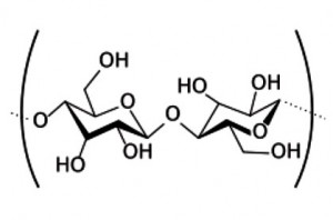 Tetrahedral bonding in cellulose